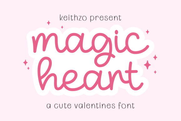 Discover the Charm of the Magic Heart Font