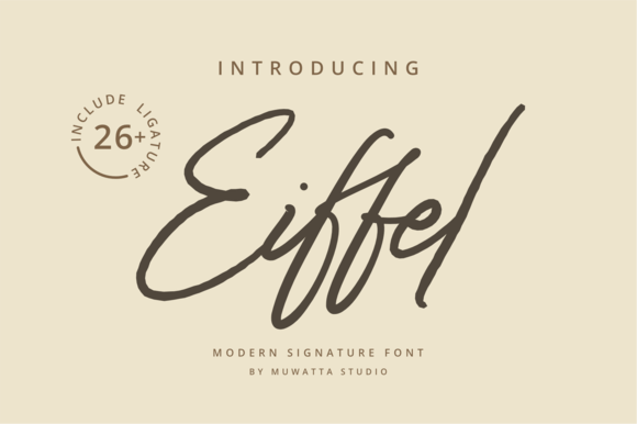 Discover the Effortless Charm of the Eiffel Script Font