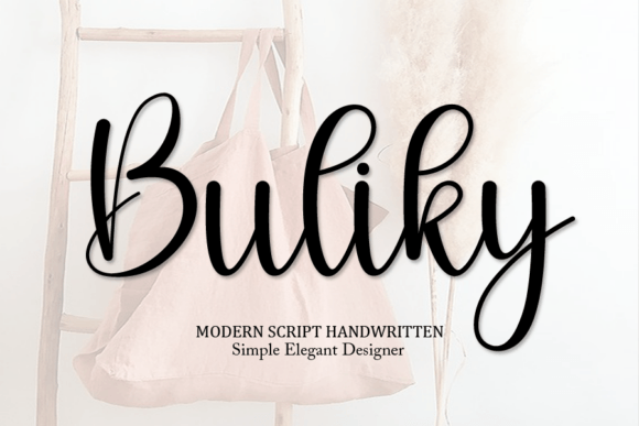 Discovering Buliky: A Handwritten Script with Artistic Flair