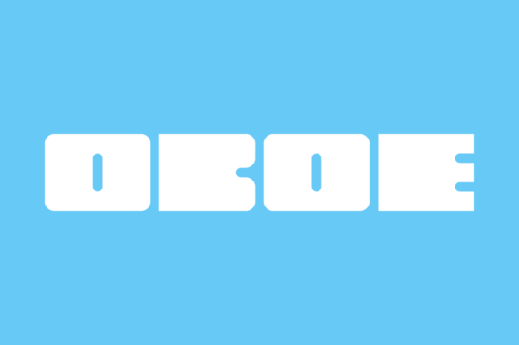 Oboe Font Family: A Modern Geometric Display Typeface