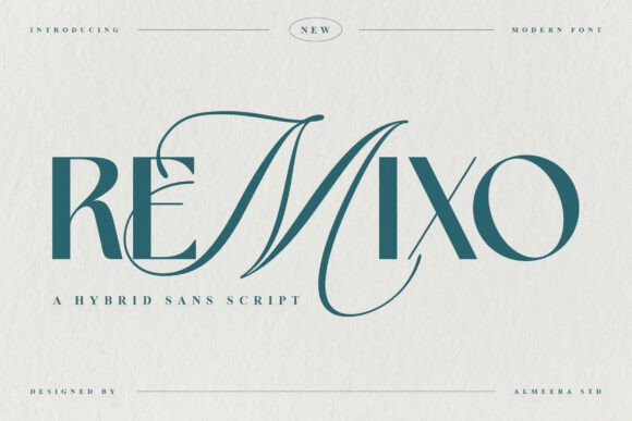 Remixo: A Modern Typeface for Bold Branding and Creative Design