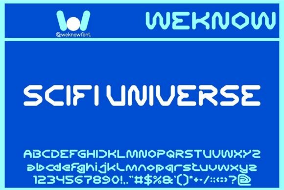 Scifi Universe: A Futuristic Font for Bold Design